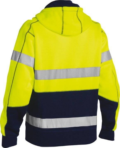 Picture of Bisley, Taped Hi Vis Fleece Hoodie